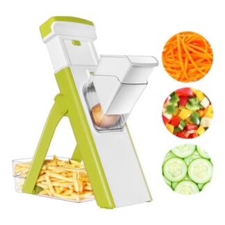 Affetta verdure Affetta verdure Amicasa ZF2301 1 mandolina con contenitore Bianco e Ve (ord.min.1.00 unità)