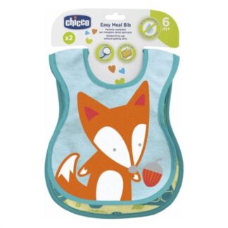 Set bavaglini Chicco 00016301320000 Easy Meal Assortito Set bavaglini (ord.min.1.00unità)