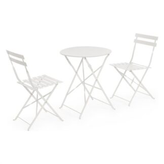 Set tavolo e sedie da esterno Set tavolo e sedie Yes Everyday 0804921 AUSTIN Bianco (ord.min.1.00 unità)