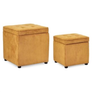 Set pouf Yes Everyday 0740992 DYLAN Ocra Set pouf (ord.min.1.00unità)