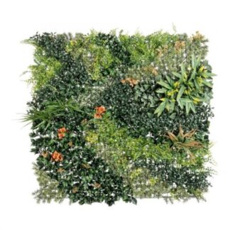 Siepe sintetica Yes Everyday 0790452 pannello mix fiore arancio Verde Siepe sintetica (ord.min.1.00unità)