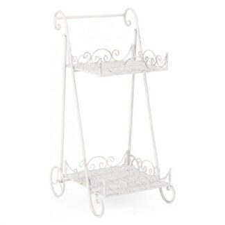 Porta piante Porta piante Yes Everyday 0741464 EMILY 2P con ruote Bianco anticato (ord.min.4.00 unità)