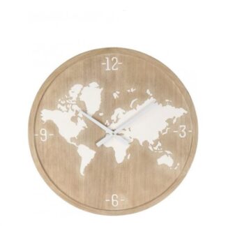 Orologio da parete Yes Everyday 0182469 MAXIME Naturale e Bianco Orologio da parete (ord.min.2.00unità)