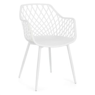 Sedia con braccioli Sedia Yes Everyday 0733418 OPTIK Bianco total (ord.min.4.00 unità)