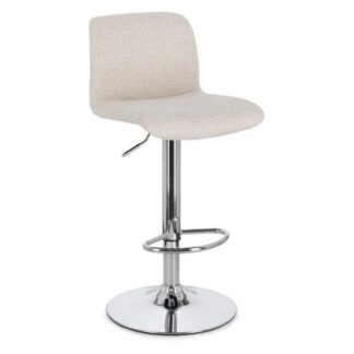 Sgabello Yes Everyday 0733455 RAFAEL Cromo e Beige Sgabello (ord.min.2.00unità)