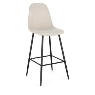 Sgabello Sgabello Yes Everyday 0734244 NEW IRELIA Nero e Beige (ord.min.4.00 unità)