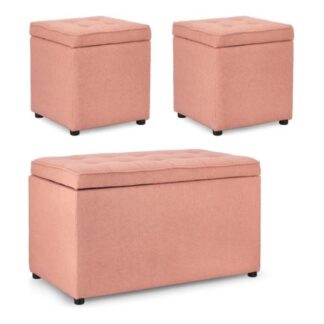 Set pouf Set pouf Yes Everyday 0740989 DERRICK Blush (ord.min.1.00 unità)