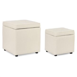 Set pouf Set pouf Yes Everyday 0740985 DERRICK Bianco (ord.min.1.00 unità)