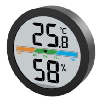 Termometro ambiente Termometro ambiente Lowell JD 9041N JUSTAMINUTE con igrometro Nero (ord.min.1.00 unità)