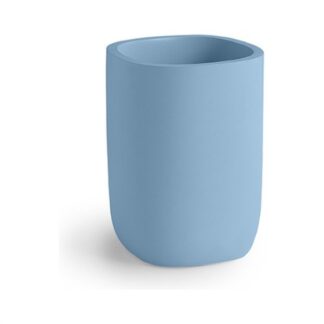 Bicchiere porta spazzolino Bicchiere porta spazzolino Gedy YL9862 YLENIA Azzurro (ord.min.1.00 unità)