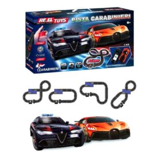 Playset pista Playset Pista 4 tracciati turbo Re. El Toys 0921 CARABINIERI (ord.min.1.00 unità)
