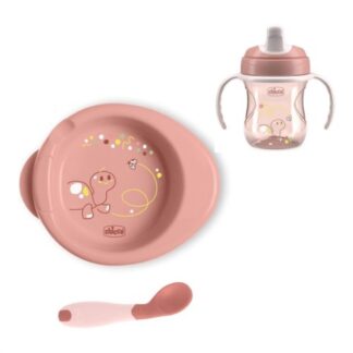 Set pappa Set pappa Chicco 00016200150000 Rosa (ord.min.1.00 unità)