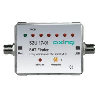 Misuratore segnale satellitare Misuratore segnale satellitare Mediasat SZU 17 01 SAT Finder Silver (ord.min.1.00 unità)