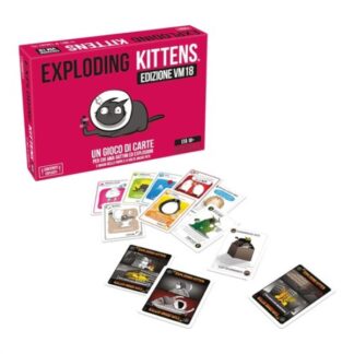 Gioco di società Gioco Asmodee 8661 Exploding Kittens Pink Edition V.M.18 (ord.min.1.00 unità)