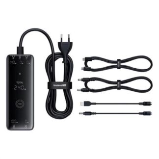 Caricabatterie USB Caricabatterie Baseus P10163901113 00 240W Digital Gan Black (ord.min.1.00 unità)