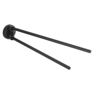 Porta asciugamani parete Porta asciugamani parete Gedy FP231400 FELCE PLUS Nero opaco (ord.min.1.00 unità)