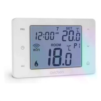 Cronotermostato Cronotermostato Avidsen 127062 digitale Wi-Fi Home Flow W Bianco (ord.min.1.00 unità)