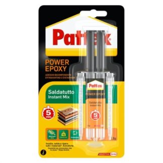 Colla universale Collante Pattex 2751316 EPOXY Saldatutto Instant Mix Trasparente (ord.min.1.00 unità)
