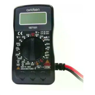 Tester Tester Avidsen 107104 digitale per misure elettriche Nero (ord.min.1.00 unità)