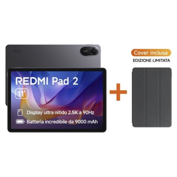 Tablet Tablet Xiaomi VHU5973EU REDMI PAD 2 con Cover Graphite gray (ord.min.1.00 unità)
