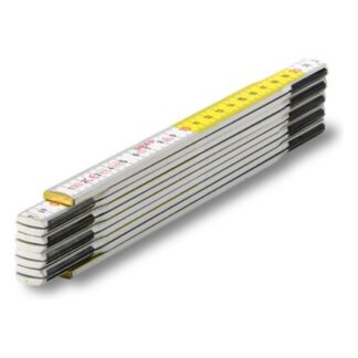 Doppio metro Doppio metro Sola 53021201 legno HF 2/10 Bianco (ord.min.1.00 unità)