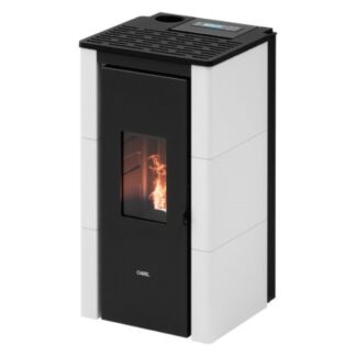 Stufa pellet Stufa pellet Cadel 7025039 CRISTAL 7 UP T2 White (ord.min.1.00 unità)