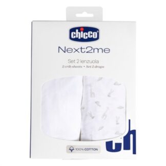 Set lenzuola culla Chicco 09101129910990 NEXT2ME Cloud Set lenzuola culla (ord.min.1.00unità)