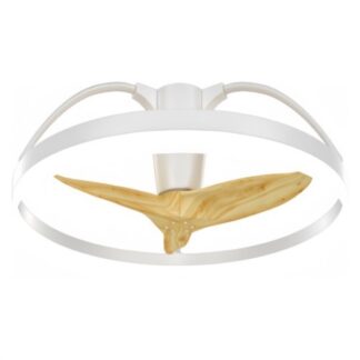 Ventilatore soffitto con luce Perenz 7131 B IR White e Wood Ventilatore soffitto con luce (ord.min.1.00unità)