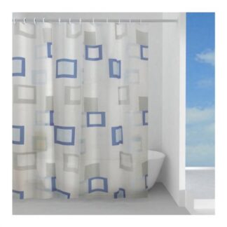 Tenda doccia Tenda doccia Gedy TVI13491830 FRAME Azzurro e Grigio (ord.min.1.00 unità)