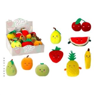 Peluche Globo 83523 PELUX Frutta con faccina Assortito Peluche (ord.min.1.00unità)