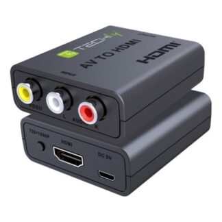 Convertitore video Convertitore video Manhattan 622083 AV to HDMI IDATA SPDIF 71 Black (ord.min.1.00 unità)
