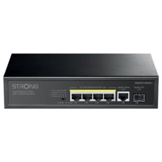 Switch di rete Switch di rete Strong SW5011POE+ Black (ord.min.1.00 unità)