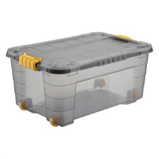 Contenitore salvaspazio Contenitore Tontarelli 8034936AEUM05 4UP con ruote Trasparente fumè (ord.min.1.00 unità)