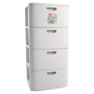 Cassettiera salvaspazio Cassettiera salvaspazio Stefanplast 90100 DOMUS HOME COLLECTION 4C Bia (ord.min.1.00 unità)