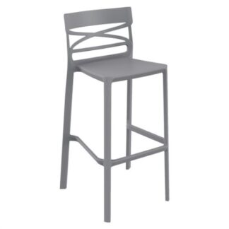 Sgabello Sgabello Ambienta 07 GA 07GRI FLOW Grigio Metal (ord.min.1.00 unità)