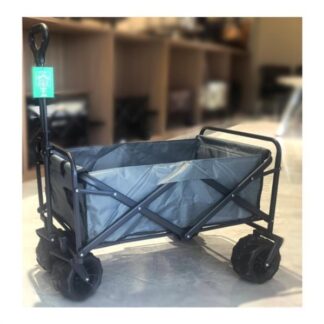Carrello spiaggia Carrello spiaggia Amicasa telescopico ruote larghe portata 80 kg Nero (ord.min.1.00 unità)