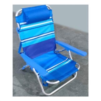 Spiaggina Amicasa SH183 RIGATO Azzurra e Blu Spiaggina (ord.min.1.00unità)