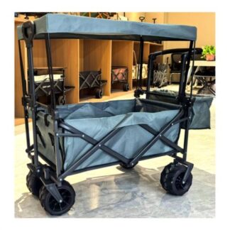Carrello spiaggia Carrello spiaggia Amicasa telescopico con parasole Deluxe Nero e Grigi (ord.min.1.00 unità)