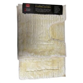 Set tappeti bagno Set tappeti bagno Amicasa YM5013B FRAME Art 41 Avorio (ord.min.1.00 unità)