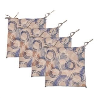 Set cuscini seduta da interno Set cuscini seduta Olibò 30ST08 4CONAZ CONNOR Azzurro (ord.min.1.00 unità)