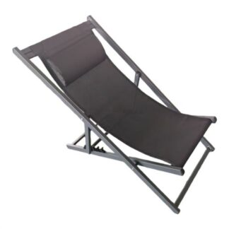 Sedia sdraio Sedia sdraio Amicasa Art 5 RIMINI Nero (ord.min.1.00 unità)
