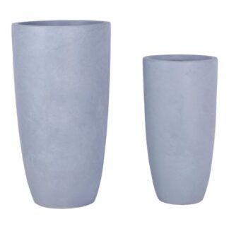 Set vasi piante Set vasi piante Amicasa 016112 (32, 41 cm) Grigio (ord.min.1.00 unità)