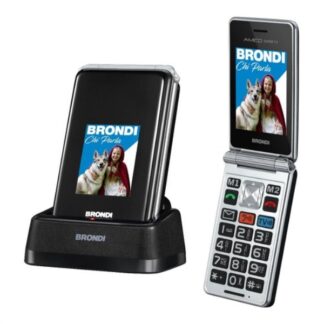 Cellulare Cellulare Brondi 10282060 AMICO Super TV Dual SIM Gunmetal grey (ord.min.1.00 unità)