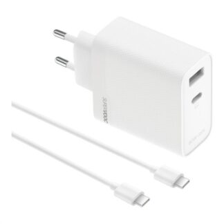 Caricabatterie USB Caricabatterie Realme SUPERVOOC 80W Dual White (ord.min.1.00 unità)