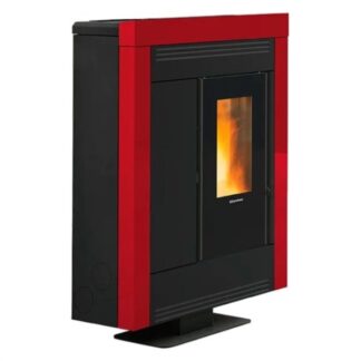 Stufa pellet Stufa pellet Extraflame 1293951 SOUVENIR PLUS STEEL 5.0 Bordeaux (ord.min.1.00 unità)