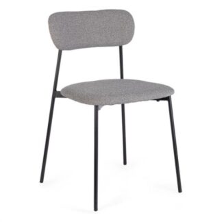 Sedia Yes Everyday 0734396 INKA Nero e Grigio scuro Sedia (ord.min.4.00unità)