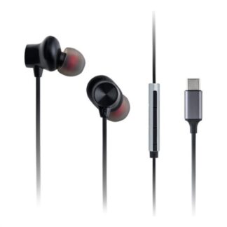 Auricolari microfono filo Panasonic RP TCM225DEK USB C Black Auricolari microfono filo (ord.min.1.00unità)