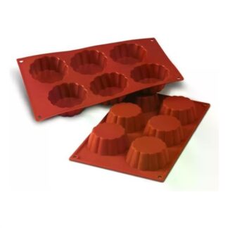 Stampo dolci Stampo Silikomart 30 034 00 0060 6P briochette (ord.min.1.00 unità)
