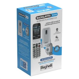 Cellulare Cellulare Beghelli 9204N SALVALAVITA Phone SLV30 GPS Plus ECO+Band Gre (ord.min.1.00 unità)