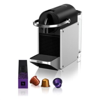 Macchina caffè capsule Macchina caffè De Longhi 0132193834 PIXIE EN 127S Silver e Black (ord.min.1.00 unità)